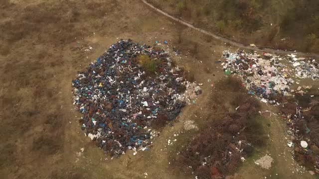Tone de gunoi aruncate pe câmp la Mogoșoaia, cel mai probabil chiar de la firma de salubritate. Primar: „Acolo sortăm”