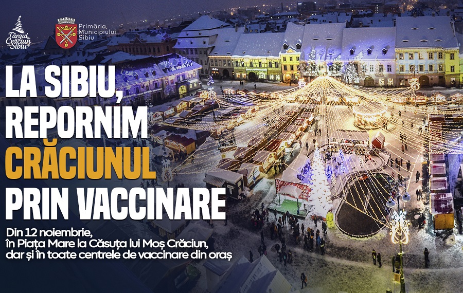 Vaccinare la casuța lui Moș Crăciun – campanie inedită chiar în România