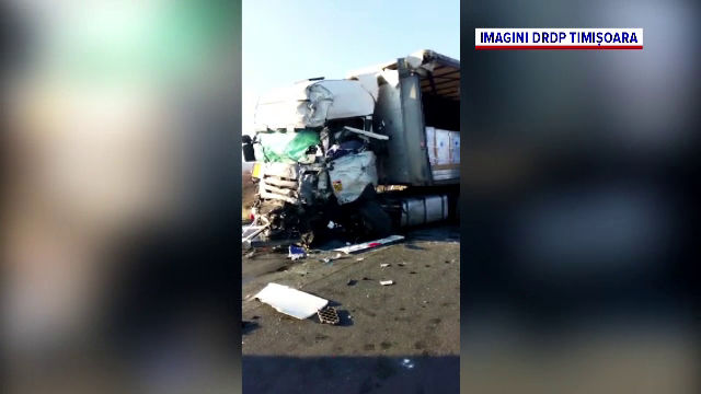 Tragedie pe șosea. Un șofer de TIR bulgar a murit pe centura orașului Caransebeș