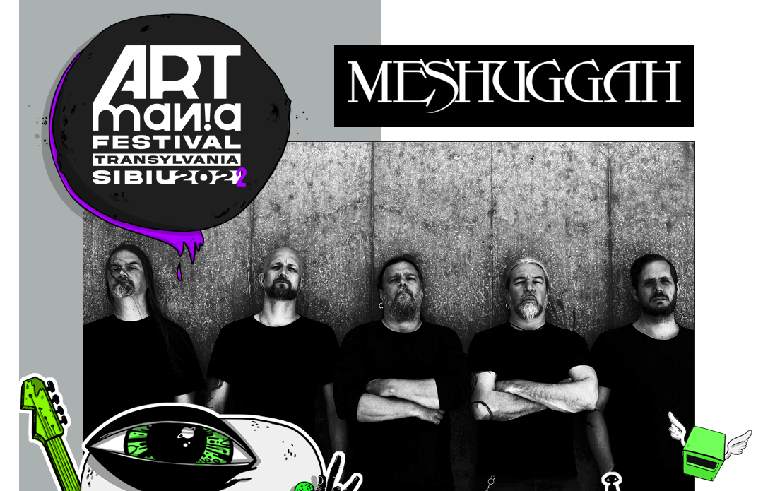 Meshuggah, un nume iconic al scenei metal internaționale, vine la ARTmania Festival 2022