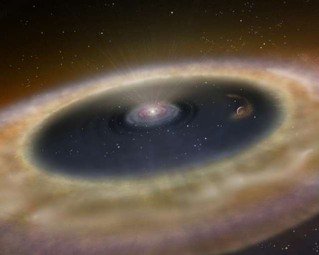 Premiera in astronomie: savantii au asistat la nasterea unei planete. FOTO