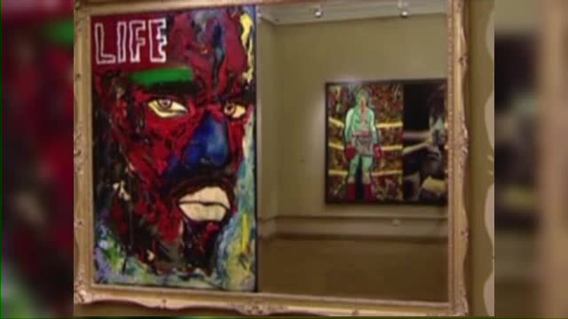 Latura sensibila a lui Sylvester Stallone. Cum arata picturile sale, expuse la un muzeu din Rusia