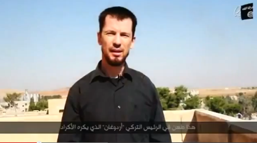 Oficialii americani: Inregistrarea video cu ostaticul John Cantlie la Kobane arata 