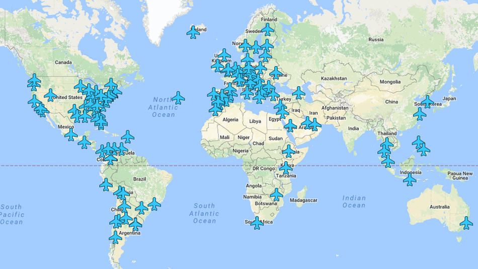 Ideea geniala a unui blogger. Cum arata harta interactiva cu parolele wi-fi din majoritatea aeroporturilor din lume