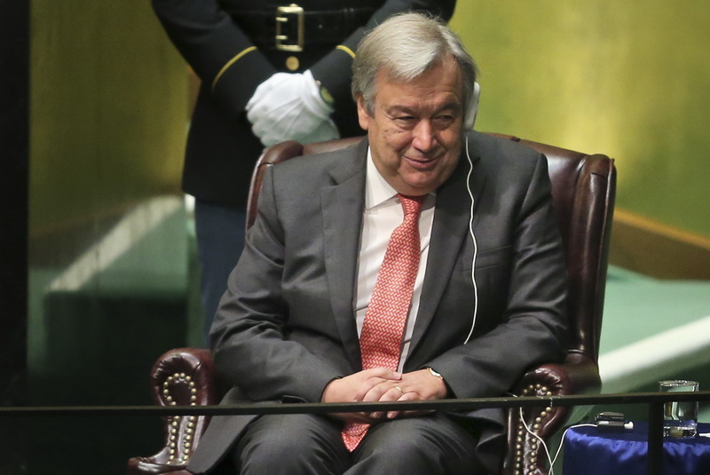 Fostul premier portughez Antonio Guterres, succesorul lui Ban Ki-moon in functia de secretar general al ONU
