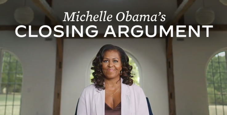 Michelle Obama îi îndeamnă pe americani să-l voteze pe Joe Biden într-un mesaj acid la adresa lui Donald Trump. VIDEO