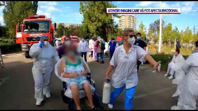 Filmul incendiului de la Spitalul de Boli Infecțioase Constanța. Șapte pacienți și-au pierdut viața