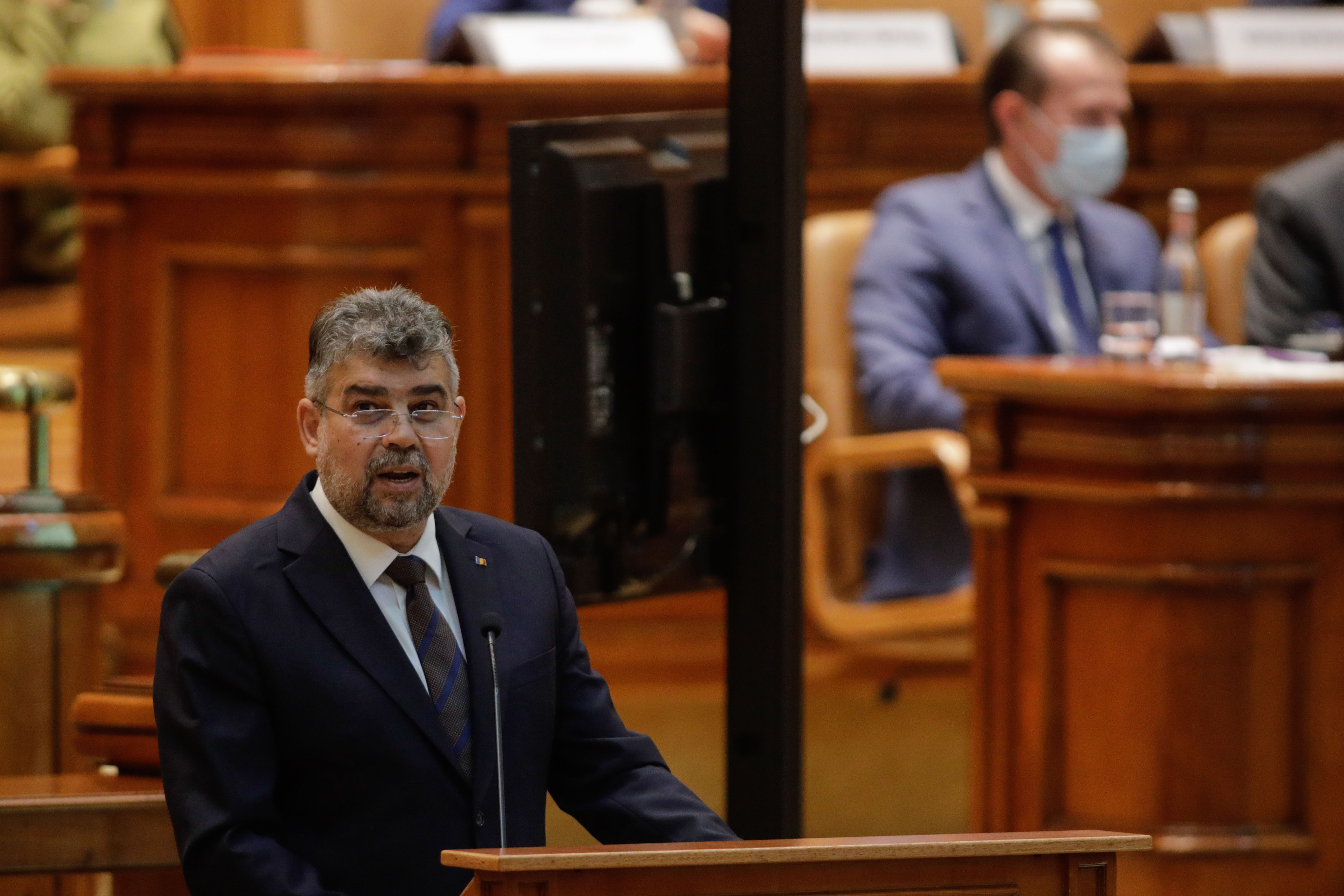 Ciolacu, în Parlament: 