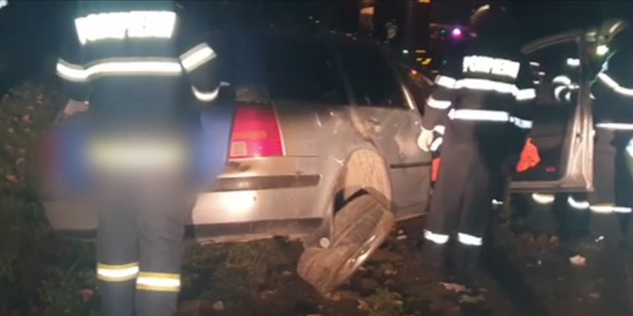 Dâmbovița: Un bărbat beat și fără permis de conducere s-a urcat la volanul unui autoturism și a provocat un accident