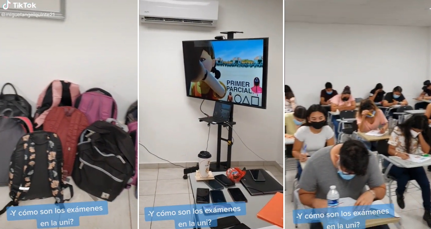 VIDEO. Examen cu reguli inspirate din Squid Game, susținut de studenții la inginerie din Peru
