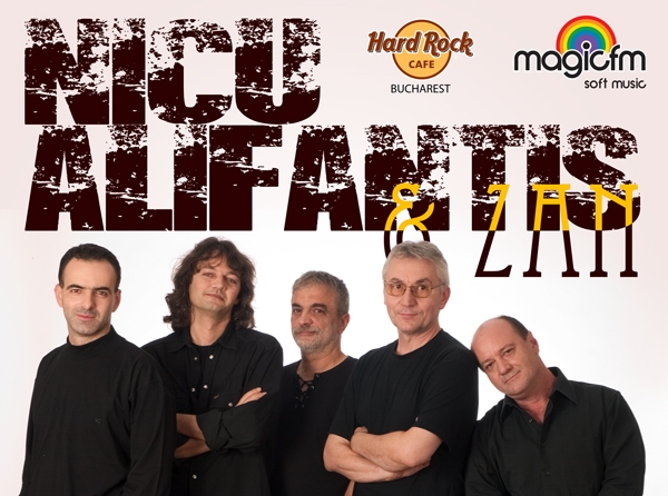 Nicu Alifantis si Zan – concert extraordinar pe 5 octombrie 2012 in Hard Rock Cafe