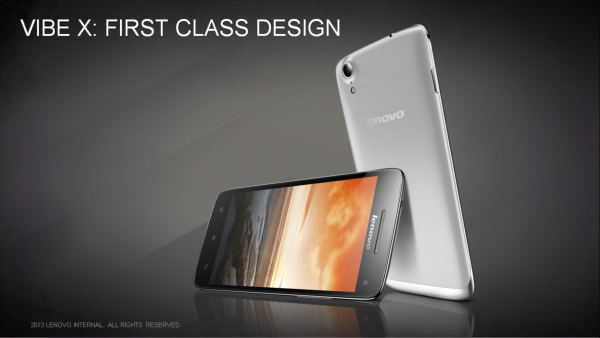Lenovo lanseaza Vibe X, un telefon extrem de subtire care vine cu ecran de 5 inch
