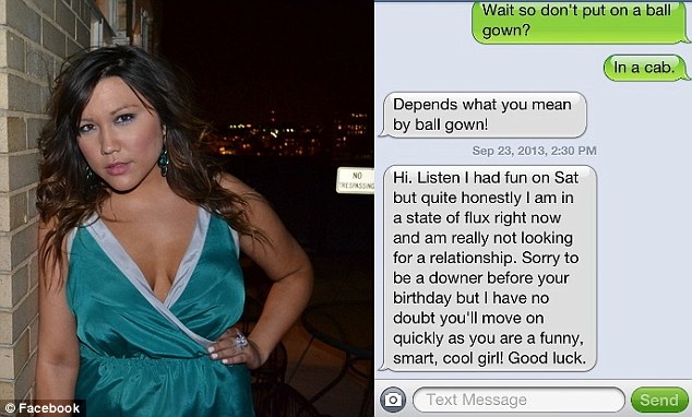 O bloggerita s-a razbunat public pe iubitul care s-a despartit de ea prin SMS dupa doua intalniri