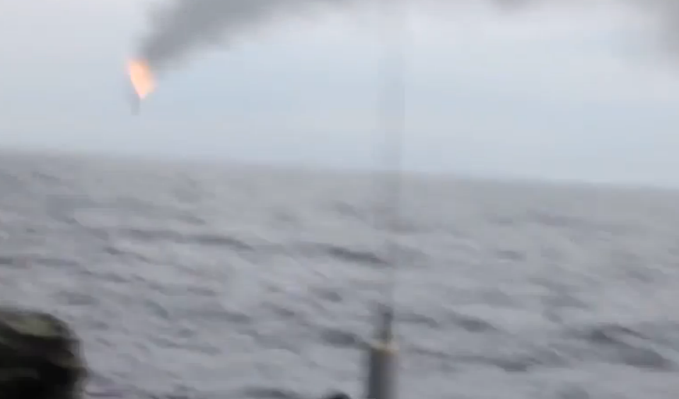 Presa rusa: Racheta ucraineana, scapata de sub control in Marea Neagra, in timpul unor exercitii NATO. VIDEO
