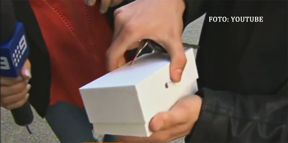 A zburat 22 de ore pentru a deveni primul canadian care pune mana pe noul iPhone 6. Ce a facut apoi cu smartphone-ul. VIDEO
