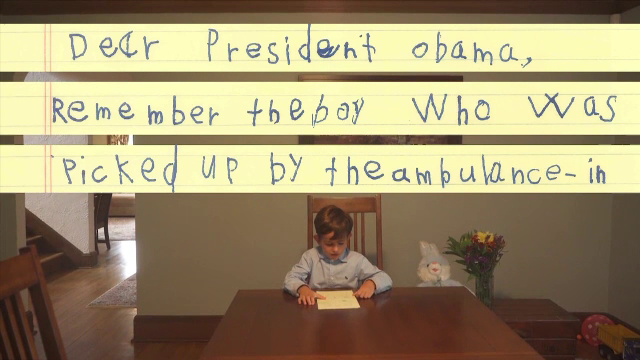 Scrisoarea unui copil de 6 ani pentru Barack Obama: 