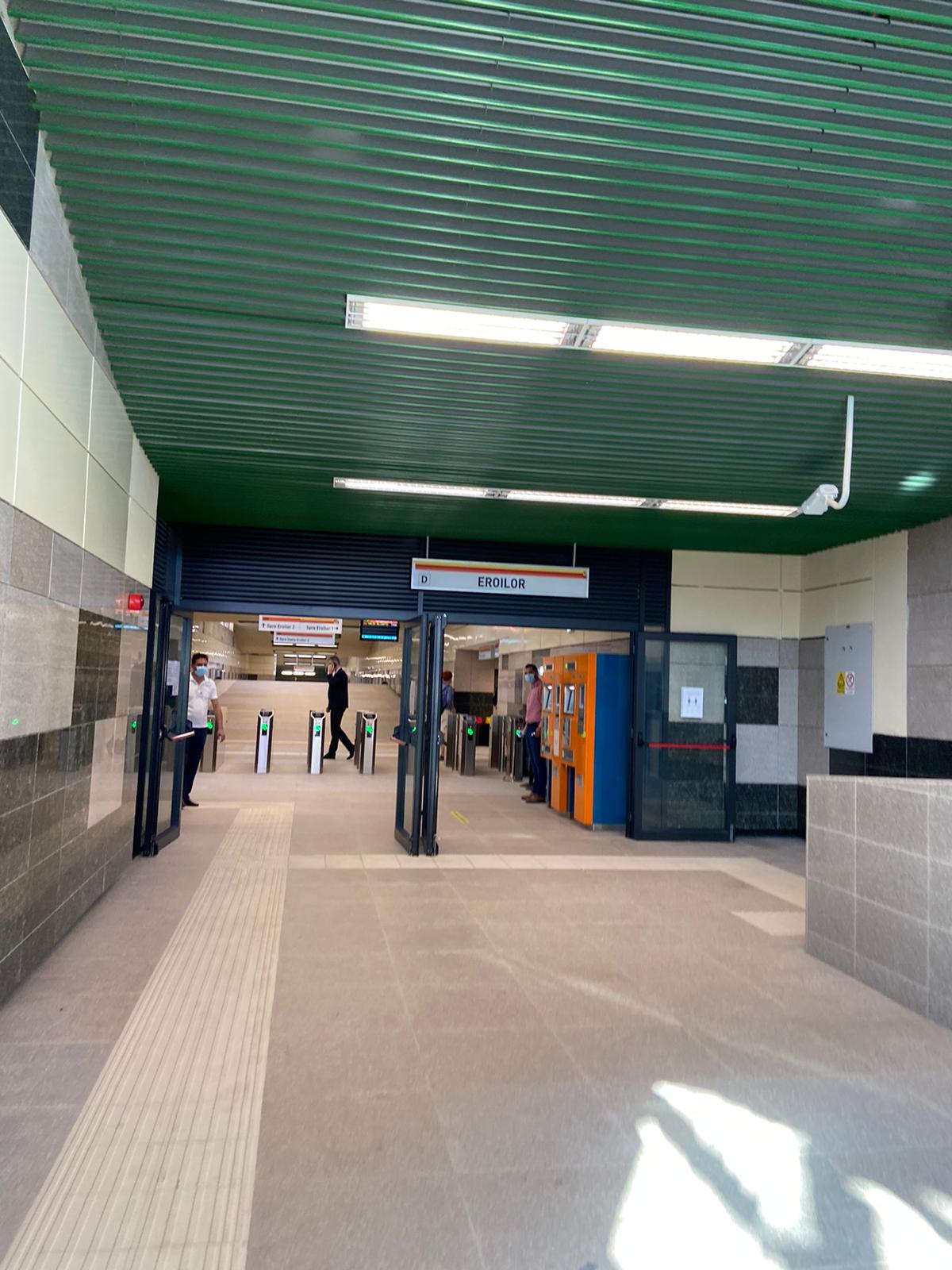 Staţia de metrou „Eroilor 2” va fi redenumită „Opera Română” până la sfârşitul anului
