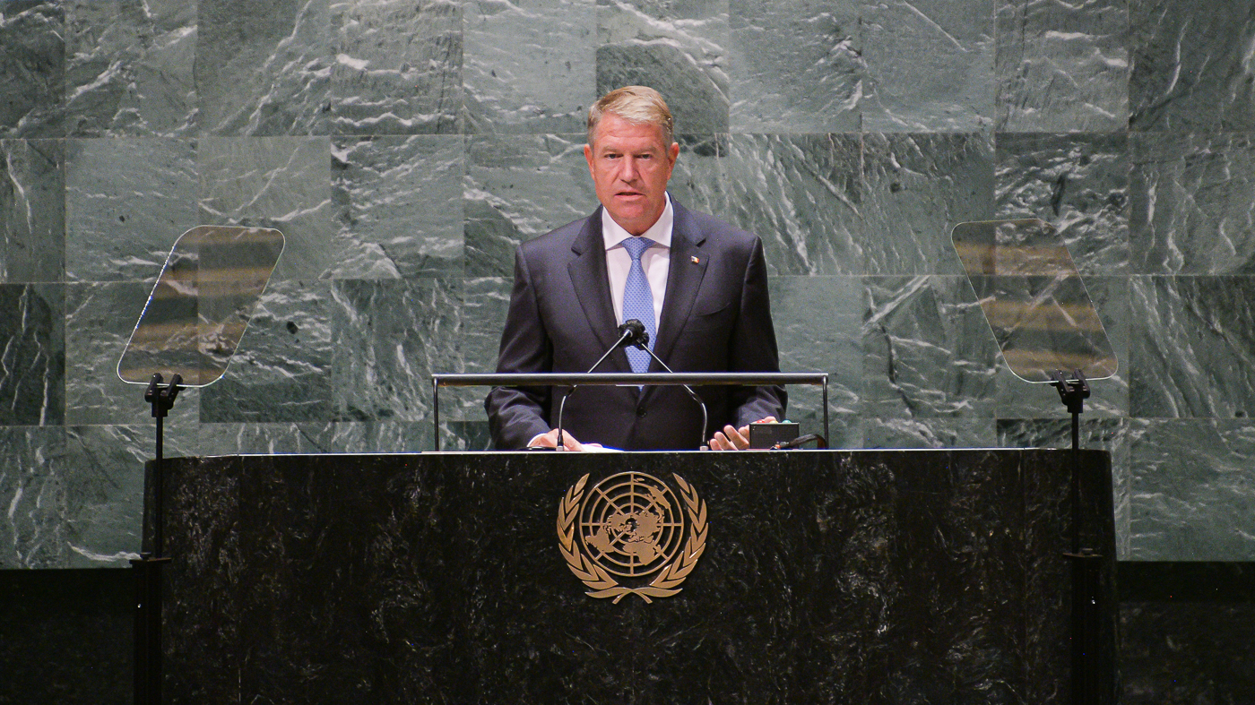 Klaus Iohannis, la Adunarea Generală a ONU: „Trebuie să ne asigurăm că restricţiile nu amplifică încălcările drepturilor”